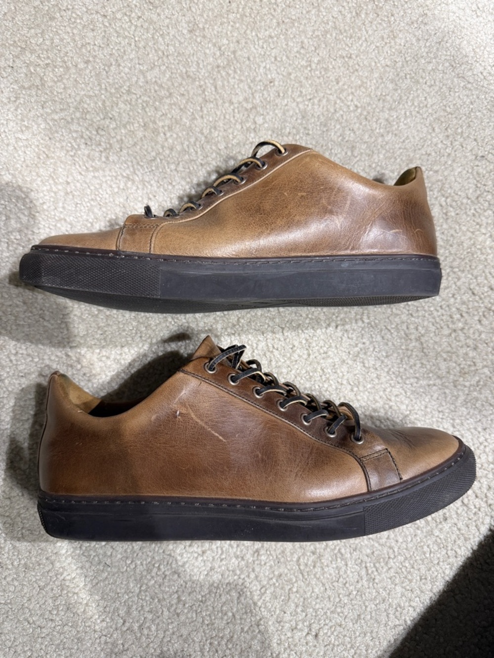 Men's 10.5 Thursday Boot Co Premier Leather Low-Top Sneakers